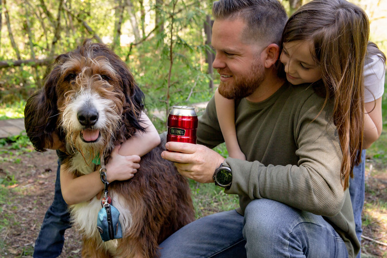 stainless king can coolr outdoor dog camping